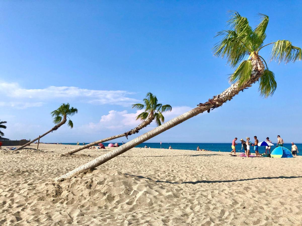 Barcaresa-Villa Sur Le Sable Vue Mer Panoramique Piscine Clim Wifi Le Barcares Ngoại thất bức ảnh